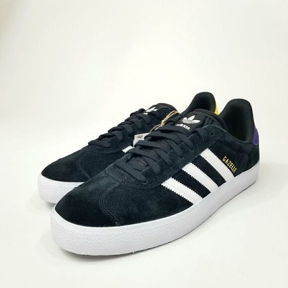 Adidas Gazelle ADV "Advance" Low Top Black Suede Sneakers. Men's Size: 12.5 - Picture 1 of 10